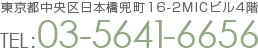 〒103-0026
東京都中央区日本橋兜町16-2MICビル4階
TEL/FAX 03-5641-6656